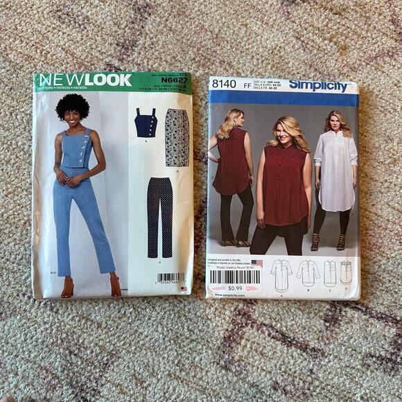 MCCALLS SIMPLICITY NEW LOOK MIMI G Sewing Patterns Uncut Casual Classic Preppy - Picture 4 of 7